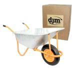 best wheelbarrow DJM Heavy Duty Garden Wheelbarrow