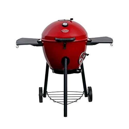 best-bbq-smoker Char-Griller Premium Red Kettle Charcoal Grill and Smoker
