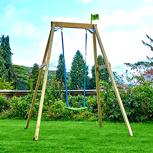 best-childrens-garden-swing TP Toys Wooden Swing Frame