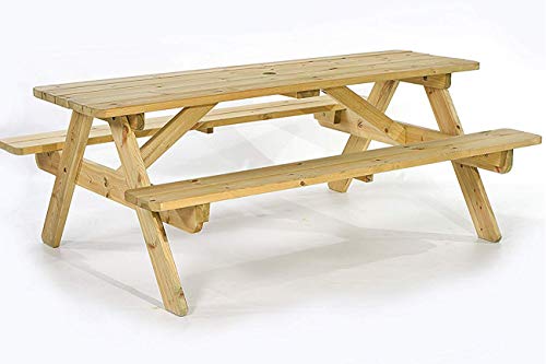best garden picnic table Wooden Marta 8 Seater Picnic Table