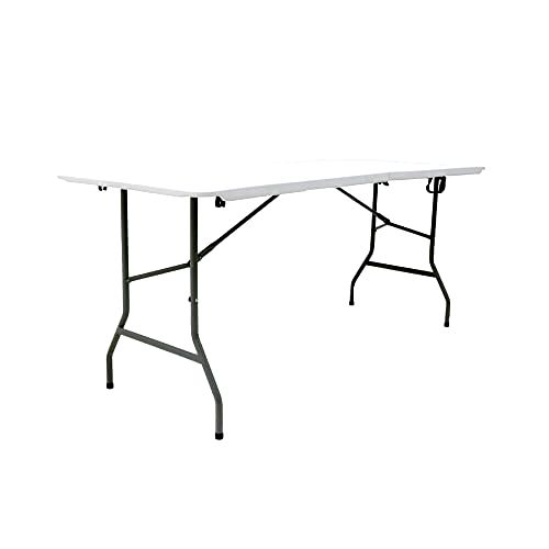 best-garden-table Oypla 6ft 1.8m Folding Heavy Duty Catering Garden Table