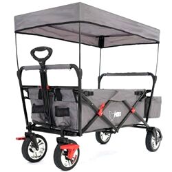 best garden trolley Fuxtec Garden Trolley with Removable Canopy