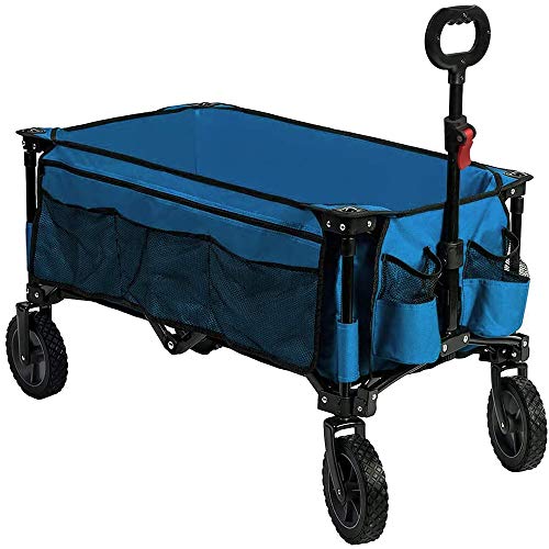 best garden trolley Timber Ridge Folding Garden Cart