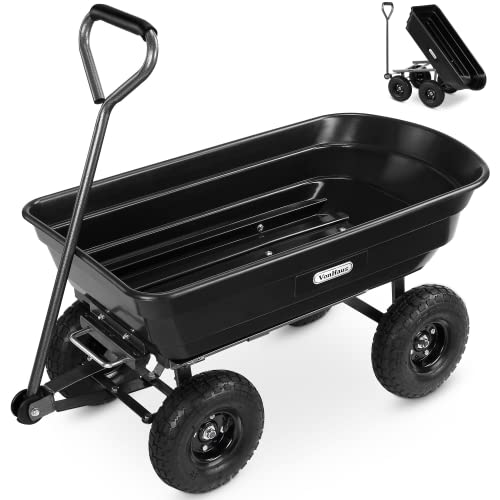 best garden trolley VonHaus Tipping Garden Trolley