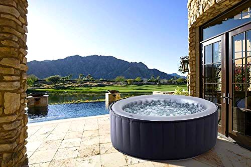 best-inflatable-hot-tub MSpa Silver Cloud Portable Inflatable Hot Tub