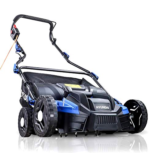 best-lawn-aerator Hyundai 1500w Electric Lawn Scarifier & Aerator