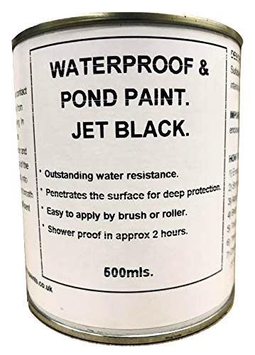 best-pond-paint Fascinating Finishes Waterproof & Pond Paint (Black)