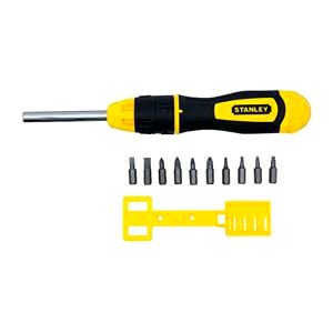 best-ratchet-screwdrivers Stanley Multibit Ratchet Screwdriver + 10 Bits