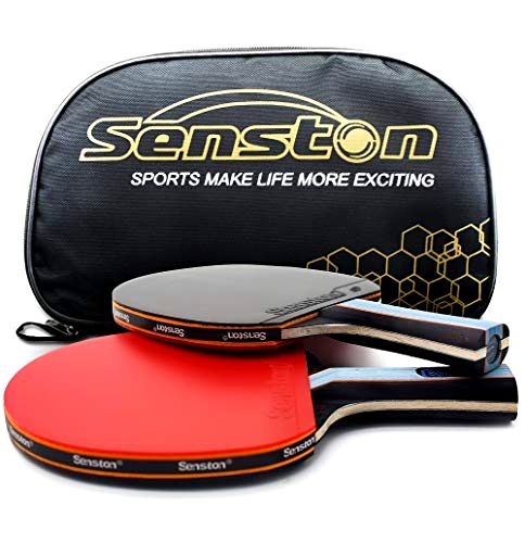 best-table-tennis-bat ITTF Table Tennis Racket Bat Set with 2 Bats