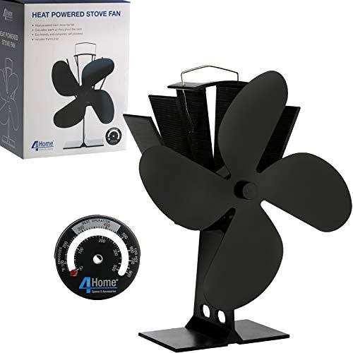 best-wood-burning-stove-fan 4YourHome Silent Heat Powered Stove Fan