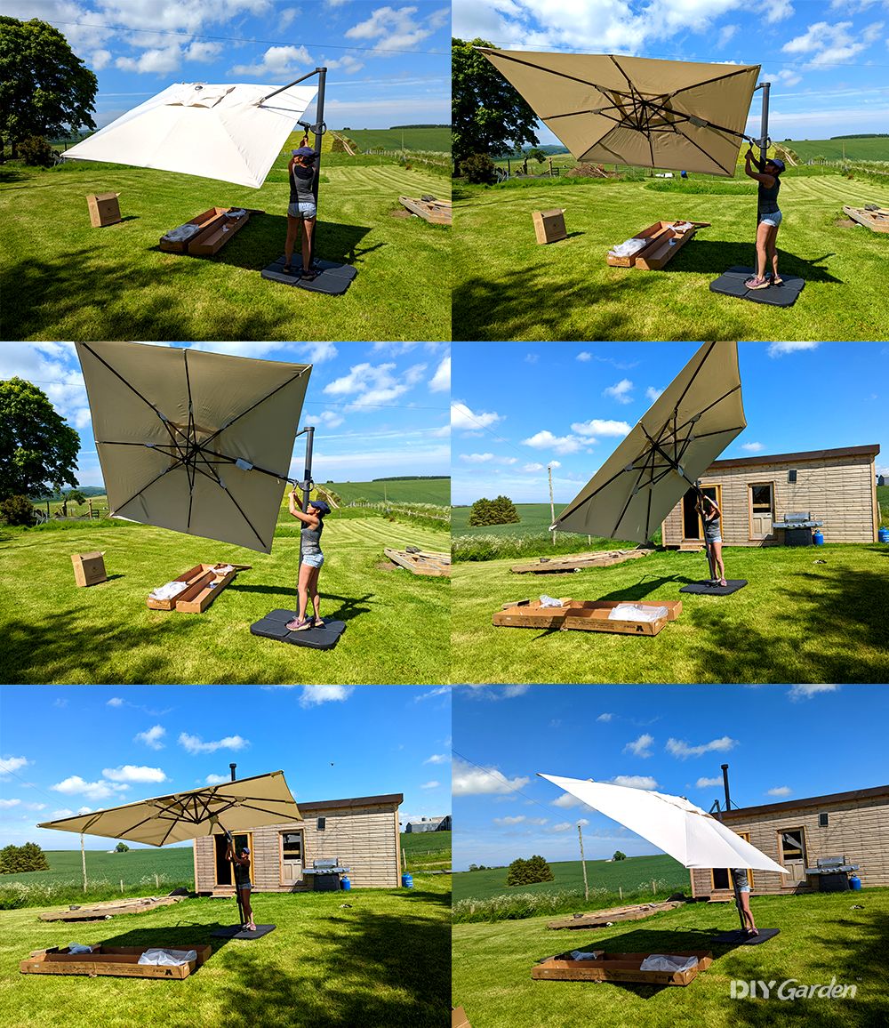 SORARA-ROMA-Basic-Cantilever-Parasol-Review-different-angles-of-the-umbrella