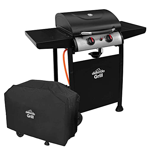 best 2 burner gas bbqs Dellonda 2 Burner Gas BBQ Grill
