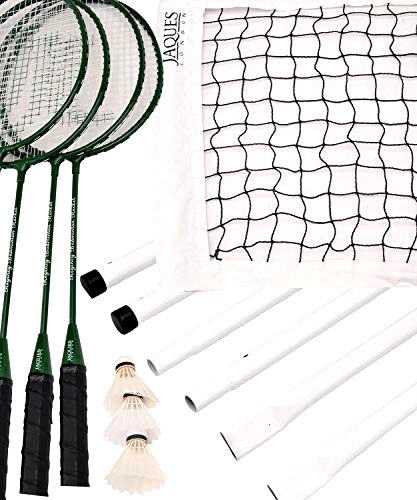 best-badminton-net Jaques of London Badminton Set – Premium 4 player Set