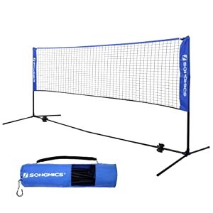 best-badminton-net SONGMICS 4m Tennis Badminton Net Adjustable Height