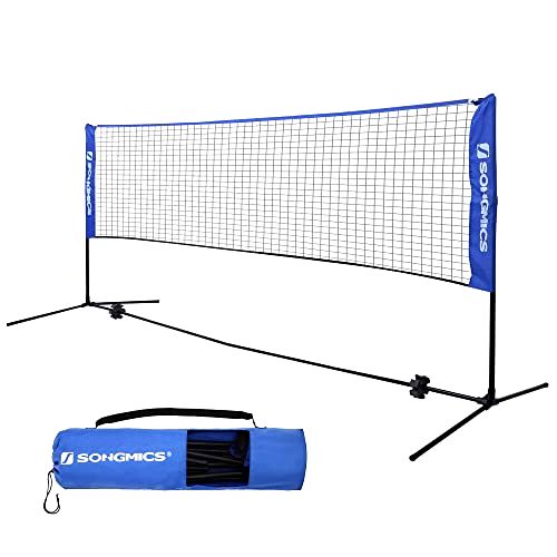 best-badminton-net SONGMICS 4m Tennis Badminton Net Adjustable Height