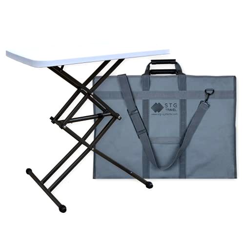 best-bbq-side-tables Height Adjustable Small Folding Table