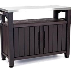 best bbq side tables Keter Unity XL Portable Outdoor BBQ Side Table