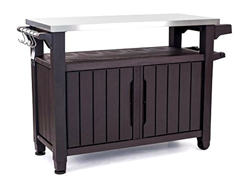 best-bbq-side-tables Keter Unity XL Portable Outdoor BBQ Side Table