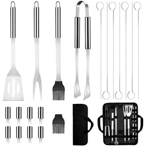 best-bbq-utensils Aiglam 20Pcs Stainless Steel BBQ Tools Set