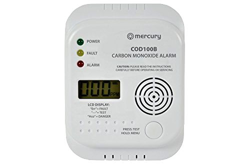 best-carbon-monoxide-detectors Mercury Battery Operated Carbon Monoxide Alarm