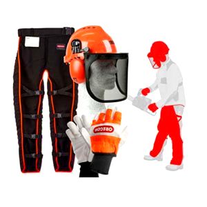 best-chainsaw-safety-helmet Oregon Type A Chainsaw Safety Clothing Kit