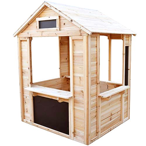 best-childrens-playhouse Big Game Hunters Cafe Shop Wooden Playhouse