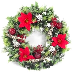 best-christmas-wreath 16" Artificial Winter Christmas Wreath