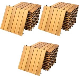 best-decking-tiles Deuba Wooden Decking Tiles
