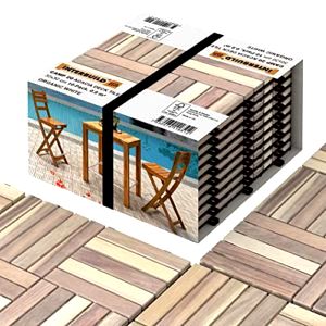 best-decking-tiles Interbuild Acacia Hardwood Decking Tiles