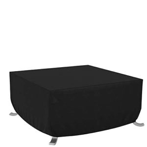 best-fire-pit-covers AmazonBasics Square Patio Fire Pit Table Cover