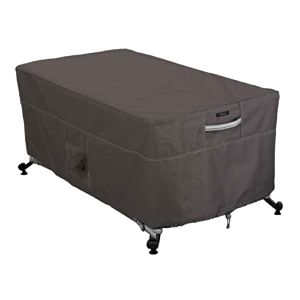 best-fire-pit-covers Classic Accessories Rectangular Fire Pit Cover