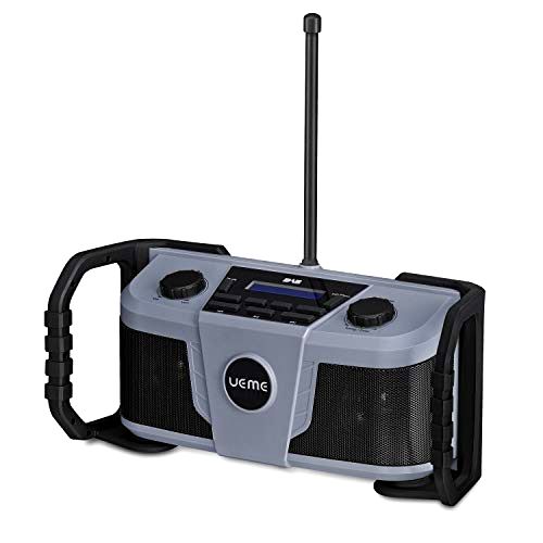 best-jobsite-radios Ueme Rugged DAB and FM Job Site Radio Stereo With Bluetooth Streaming