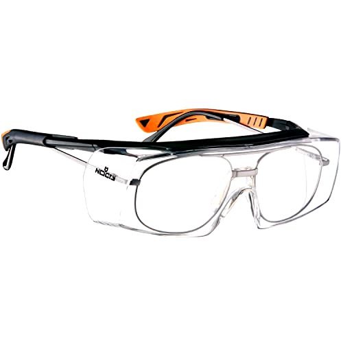 best-safety-glasses NoCry Over-Spec Safety Glasses with Anti Scratch Wrap-Around Lenses