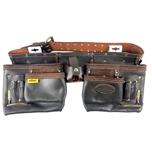 best-tool-belts Rolson 68889 Oil Tanned Double Tool Pouch