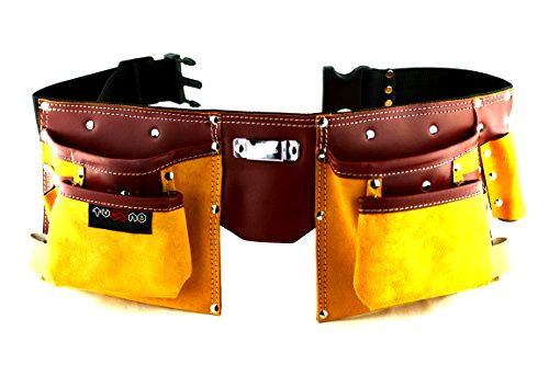 best-tool-belts Tucano 11 Pocket Carpenter Leather Tool Belt