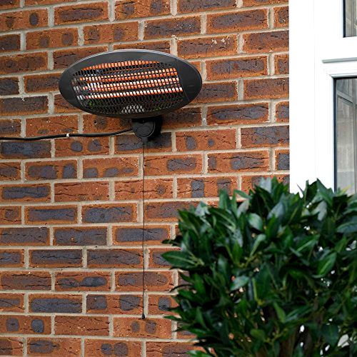 best-wall-mounted-patio-heaters Kingfisher Wall Mounted Electric Patio Heater