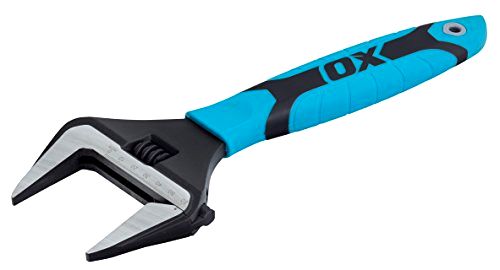 best-adjustable-spanners OX PRO Series Adjustable Wrench, Extra Wide Jaw