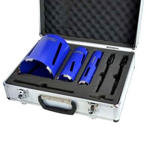 best-core-drills Faithfull FAIDCKIT7 Diamond Core Drill Kit with Case (Pack of 7)