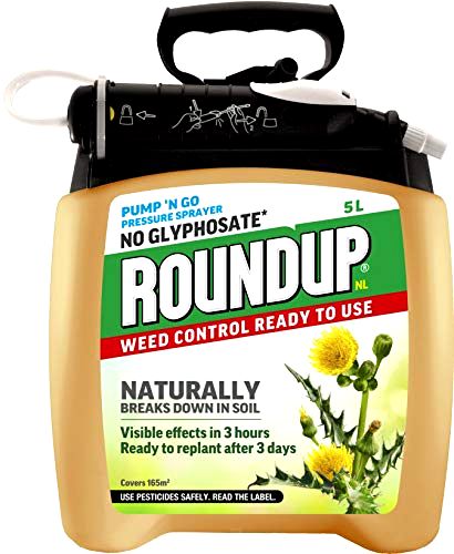 best-dandelion-killer-sprays-for-lawns Roundup 5L Naturals Glyphosate-Free Powerful Weed Killer Spray