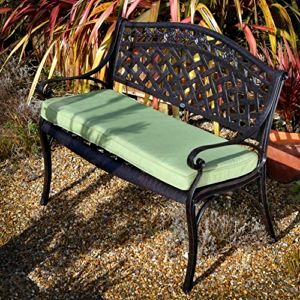 best-garden-bench Lazy Susan ROSE 103 cm Sand-cast Aluminium Garden Bench
