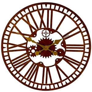 best-garden-clocks Mechanical Metal Antique Style Wall Clock