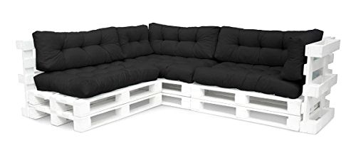 best-garden-sofa-set Spatium Palette Set Palette Cushion Palette Pad Euro Pallet Furniture