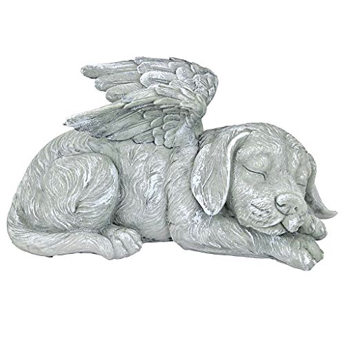 best-garden-statue Design Toscano Dog Angel Pet Memorial Grave Marker Tribute Statue