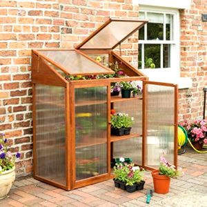best-greenhouse Rowlinson HWGROWST2 Hardwood Mini Greenhouse