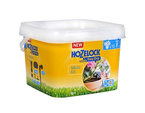 best-greenhouse-watering-system Hozelock Easy Drip Micro Watering Kit for Pots and Containers