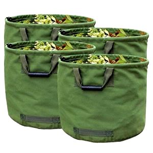 best-heavy-duty-garden-bag 125L Garden Waste Bags Heavy Duty Leaf Bag with Military Canvas Fabric