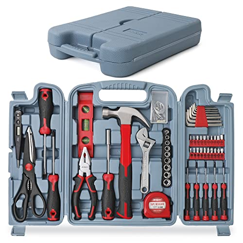 best home tool kits Hi Spec 54 Piece Red Home & Office Tool Kit Set