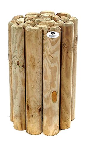 best-log-roll-border-edging Ruddings Wood Log Roll Edging