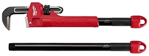 best-pipe-wrenches Milwaukee 48227314 Cheater Adaptable Pipe Wrench