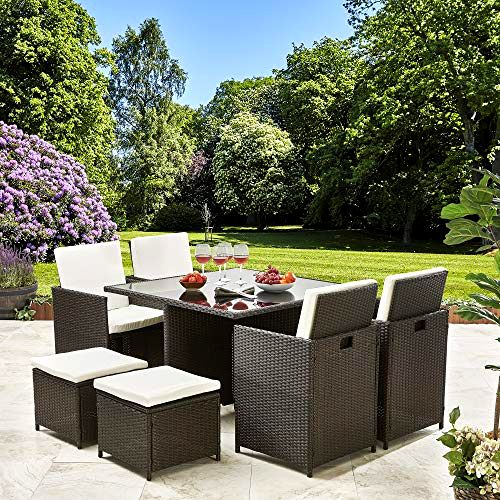 best-rattan-cube-garden-furniture-sets Sunny Seasons 8 Seater Rattan Cube Furniture Set